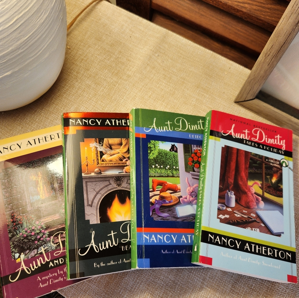 Cozy Mystery Lovers Book Bundle, Aunt Dimity Series 4-Paperback Books